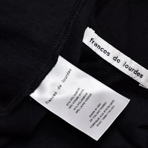 FRANCES DE LOURDES Aurelia Wool Blend Jersey Top - Picture 7 of 7